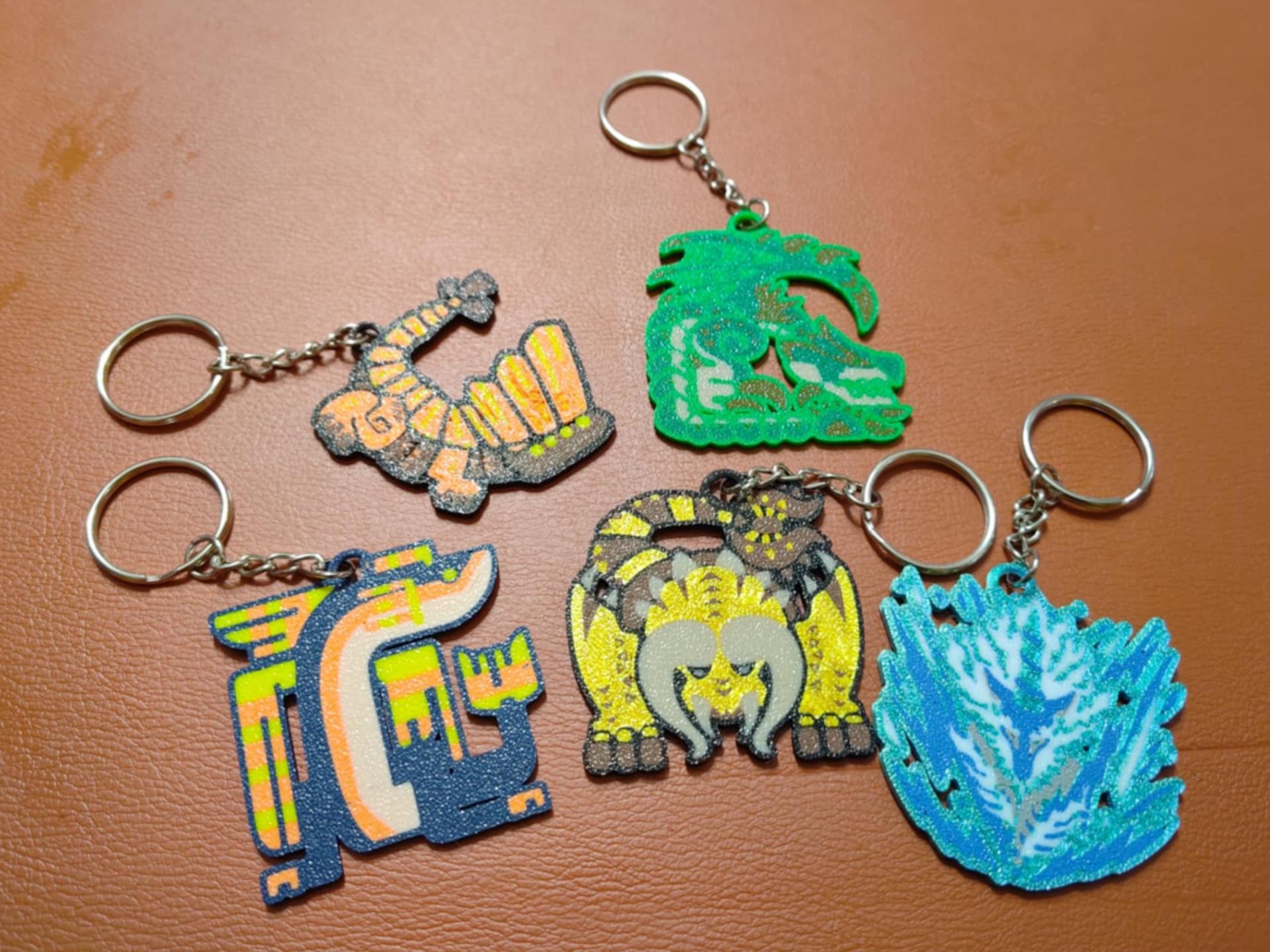 Monster Hunter Keychains #01