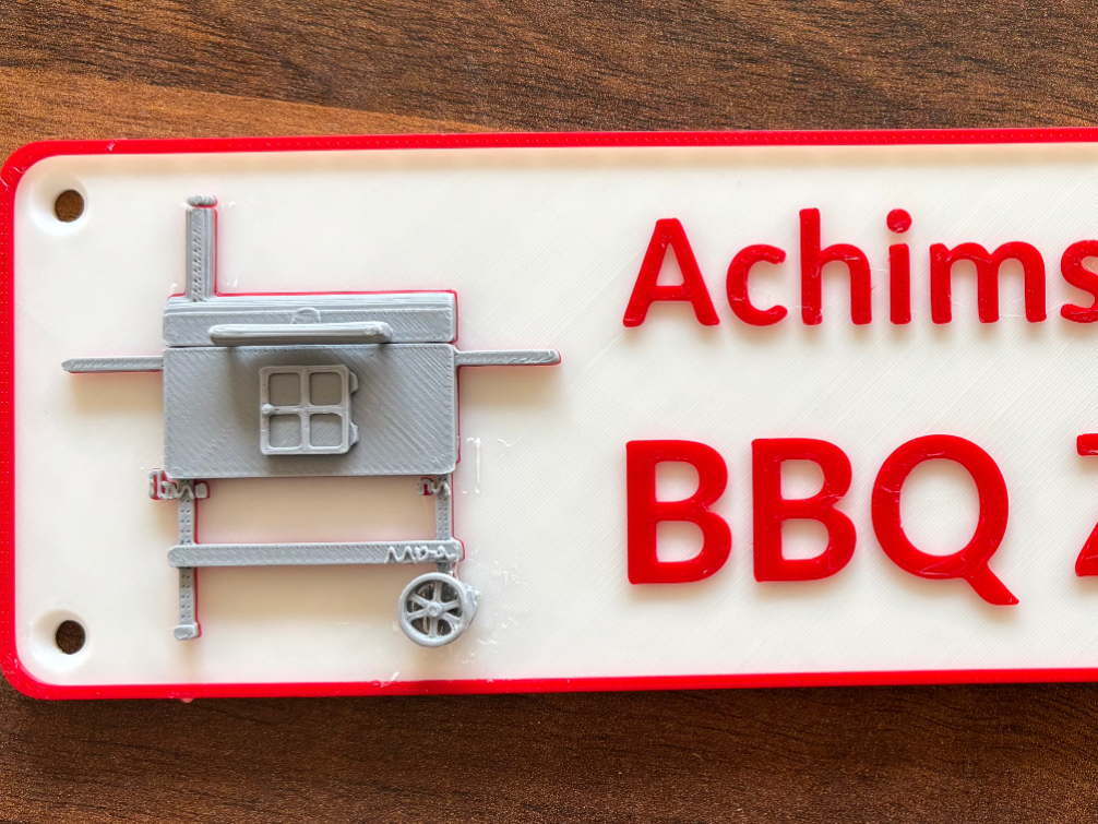 BBQ Schild