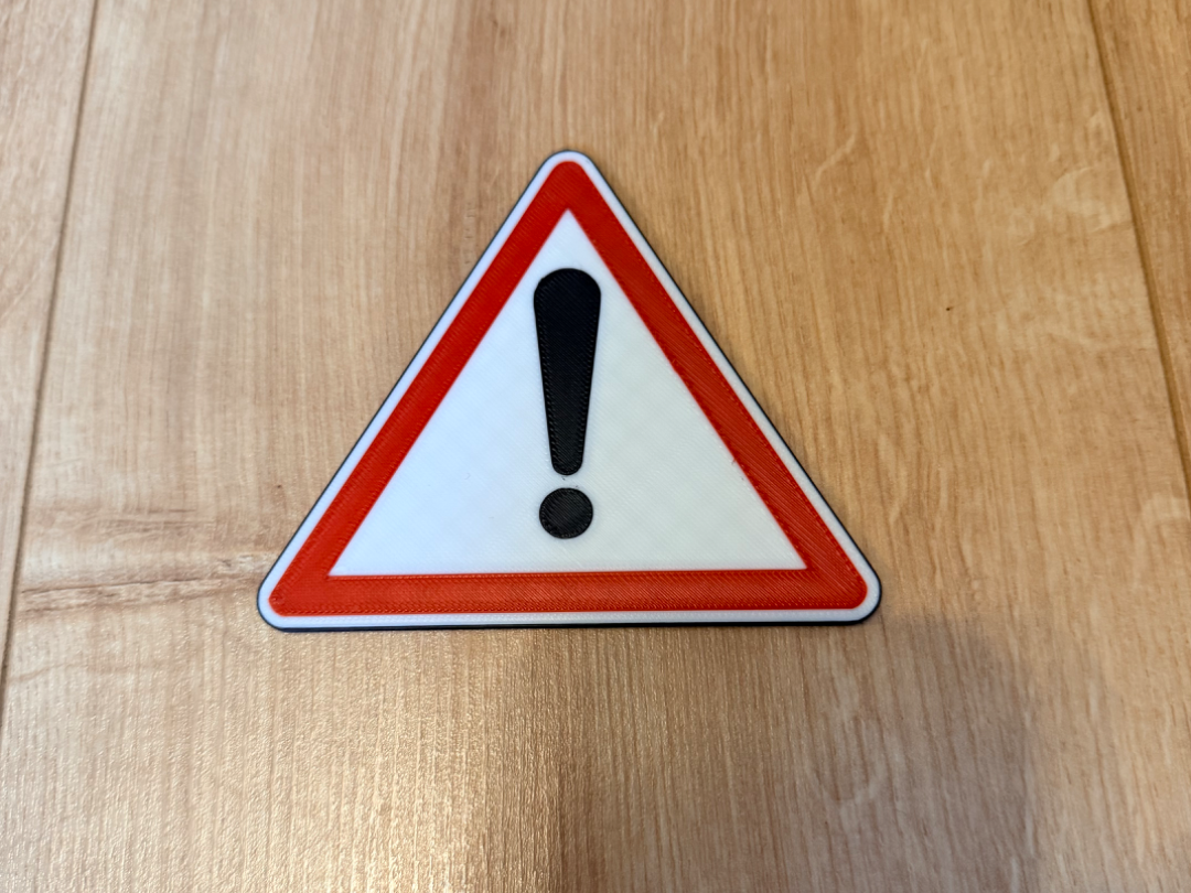 Panneau de signalisation de danger A14