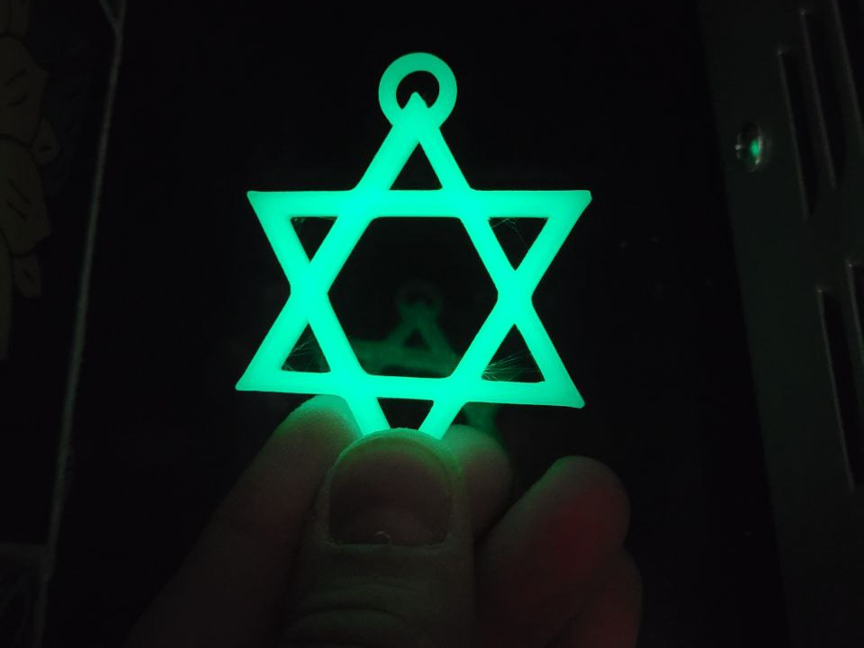 Star of David Pendent Fixed