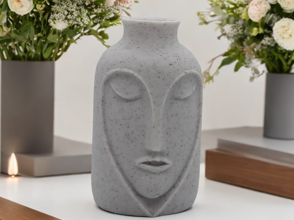 mystic face: the vase of enigmatic elegance