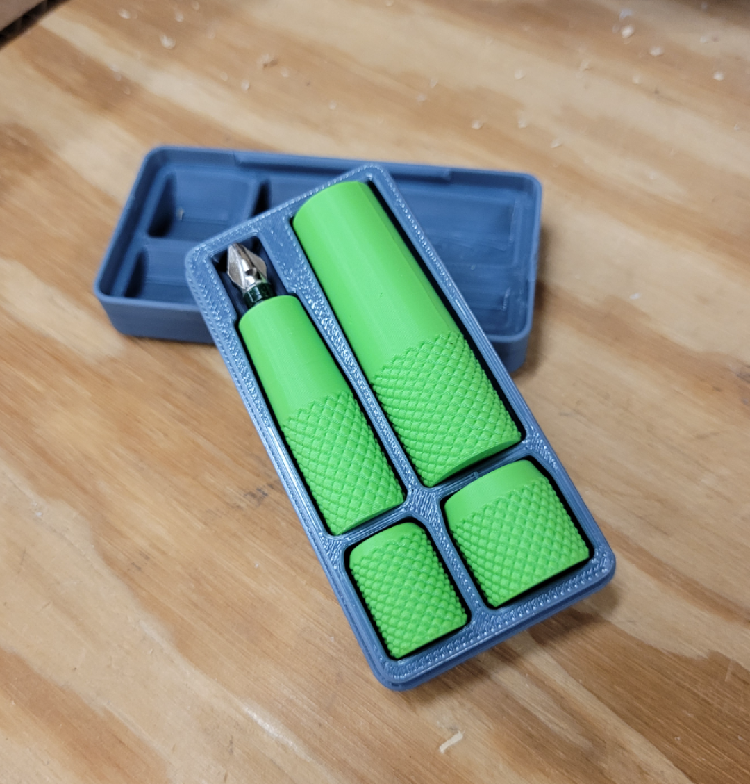 Compact Hex Bit Screwdriver Set