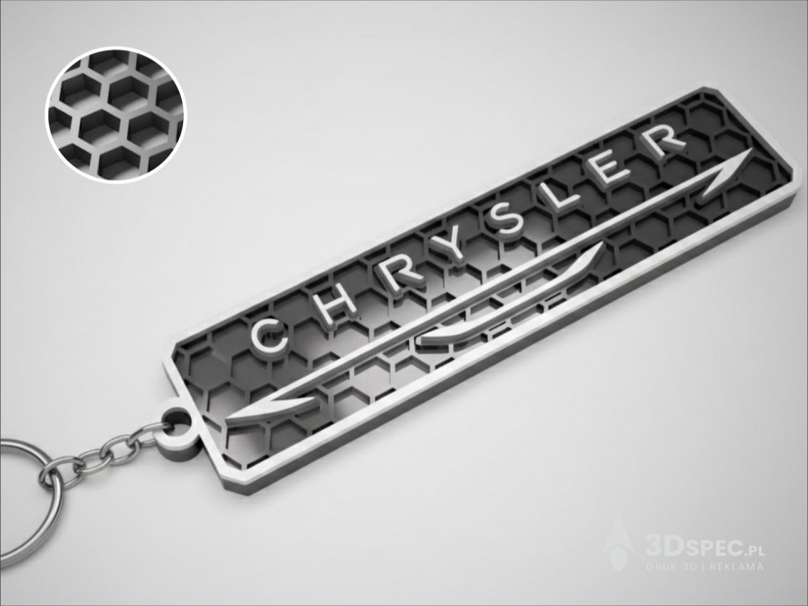 Chrysler logo keychian