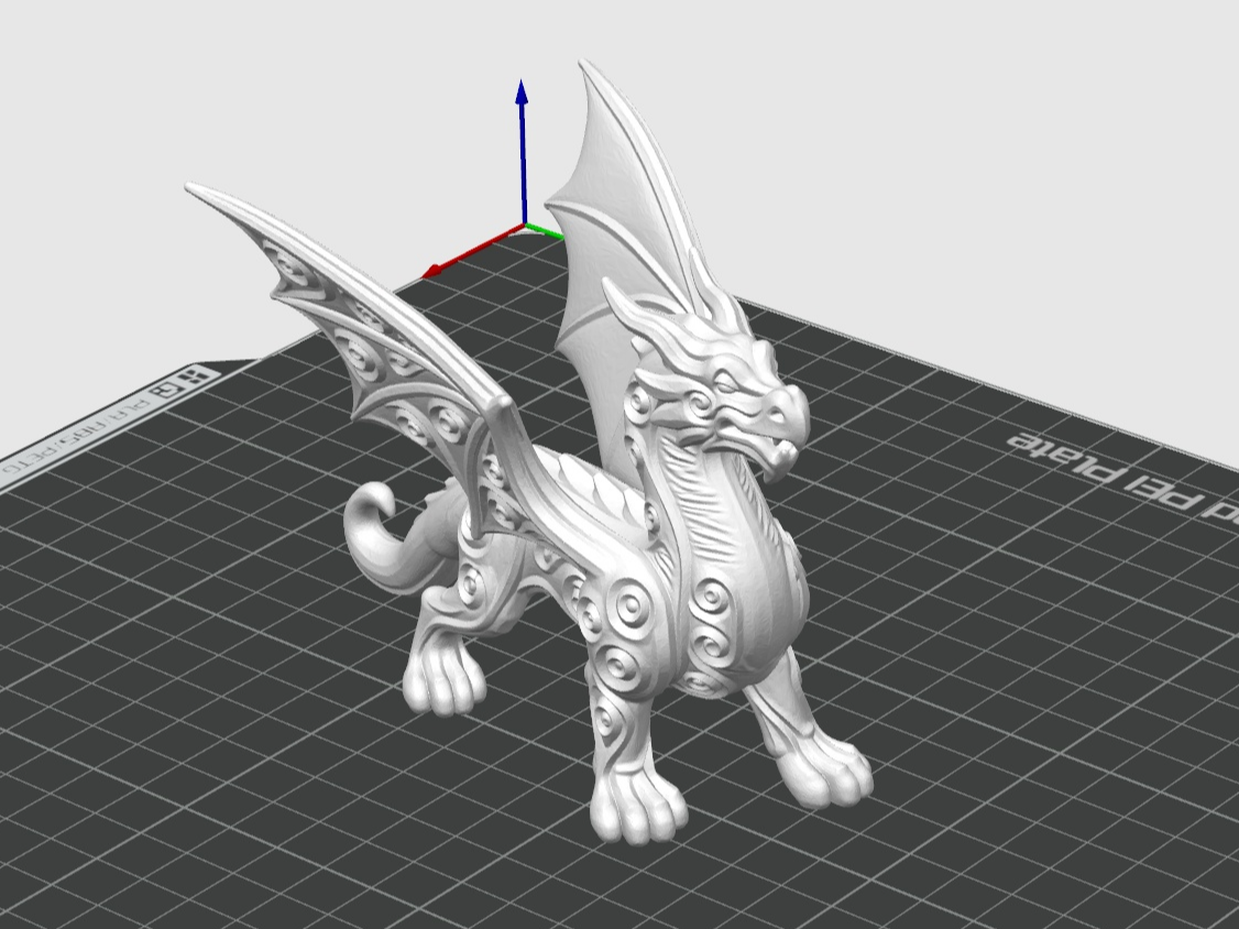 DRAGON Ornaments style Sculpture