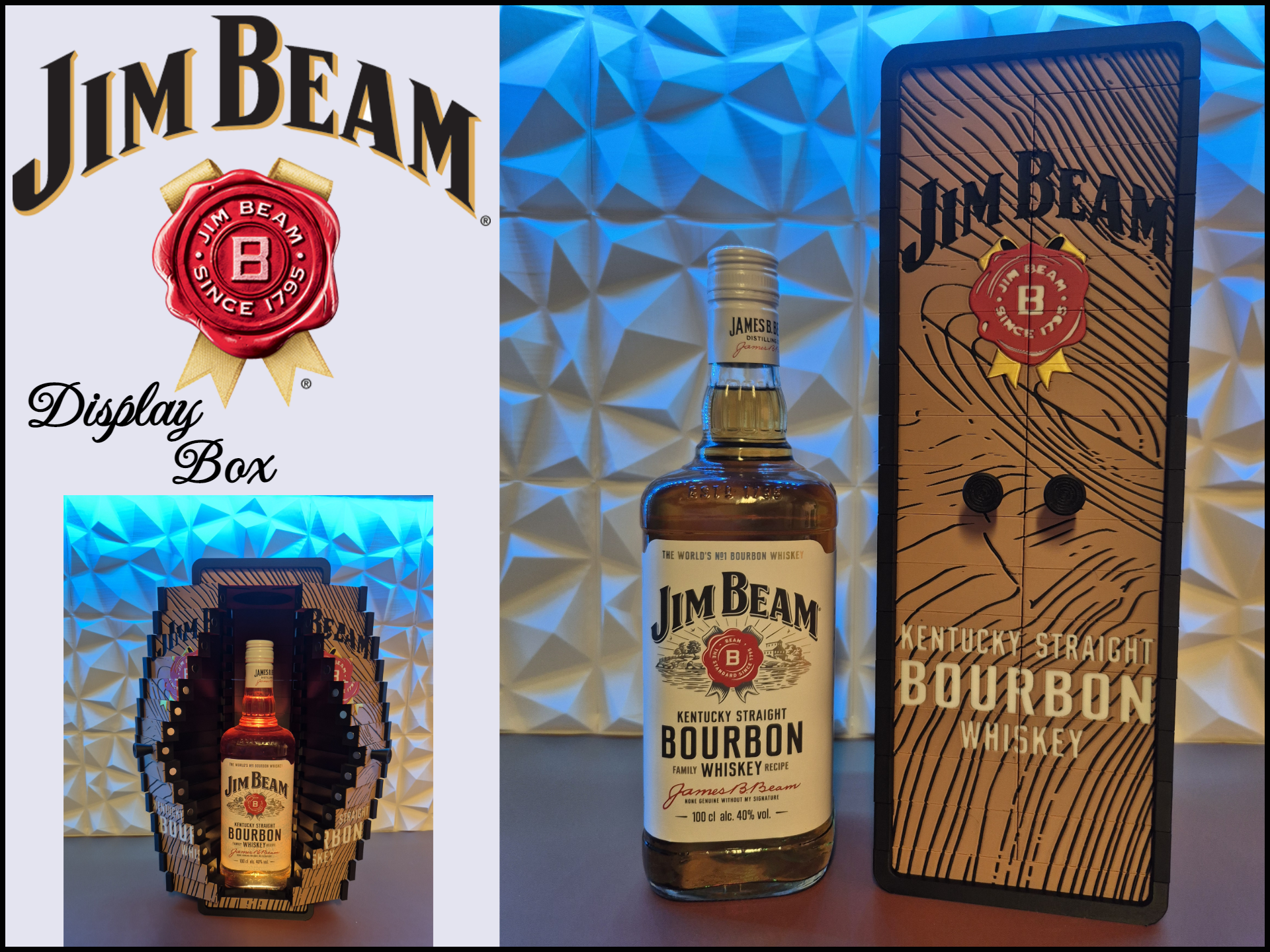Jim Beam Folding door display box