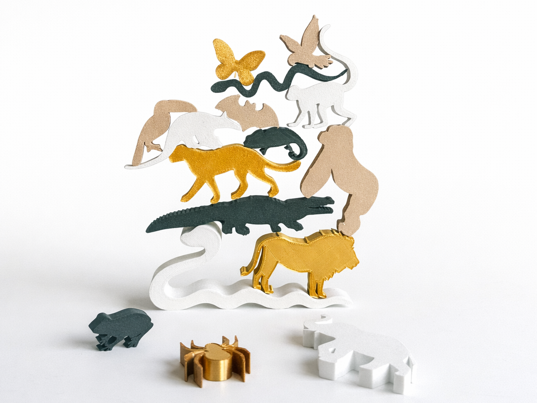 Jungle Animal Balancing & Stacking Game