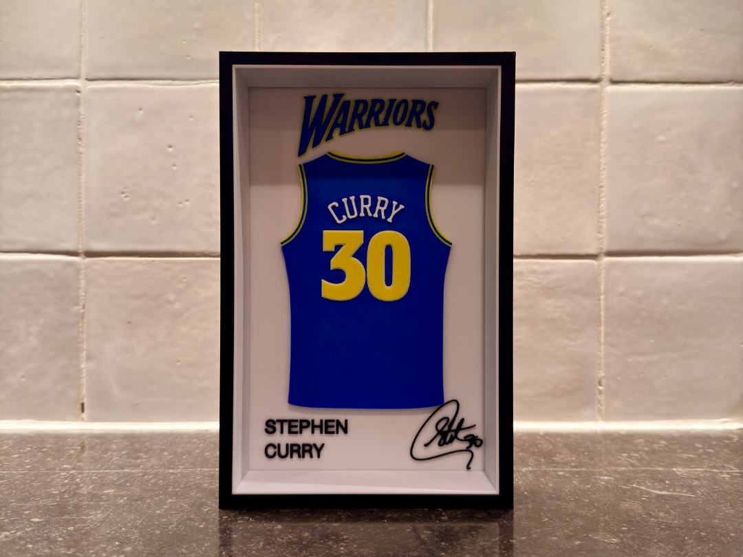 Stephen Curry Golden state Warriors - Jersey Frame