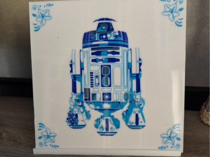 R2D2 Delft Bathroom Tile
