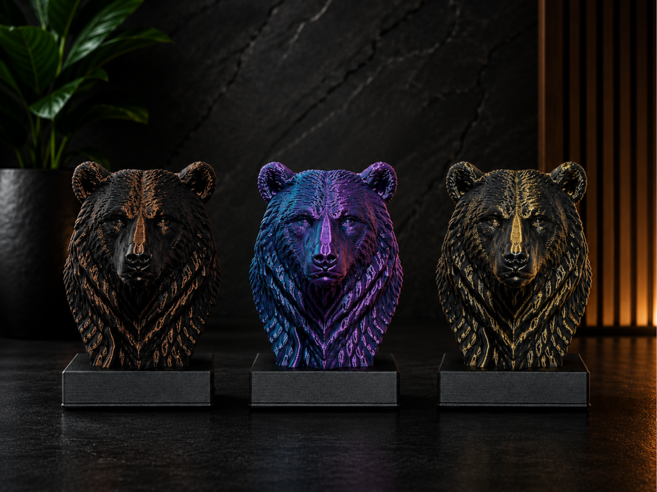 Bear Bust