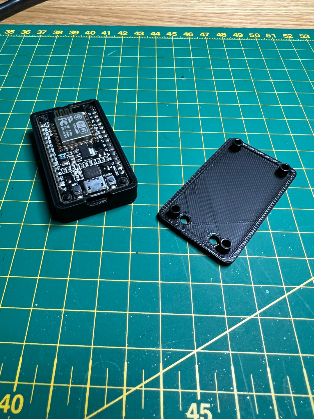 Snap fit slim case for Node MCU ESP8266