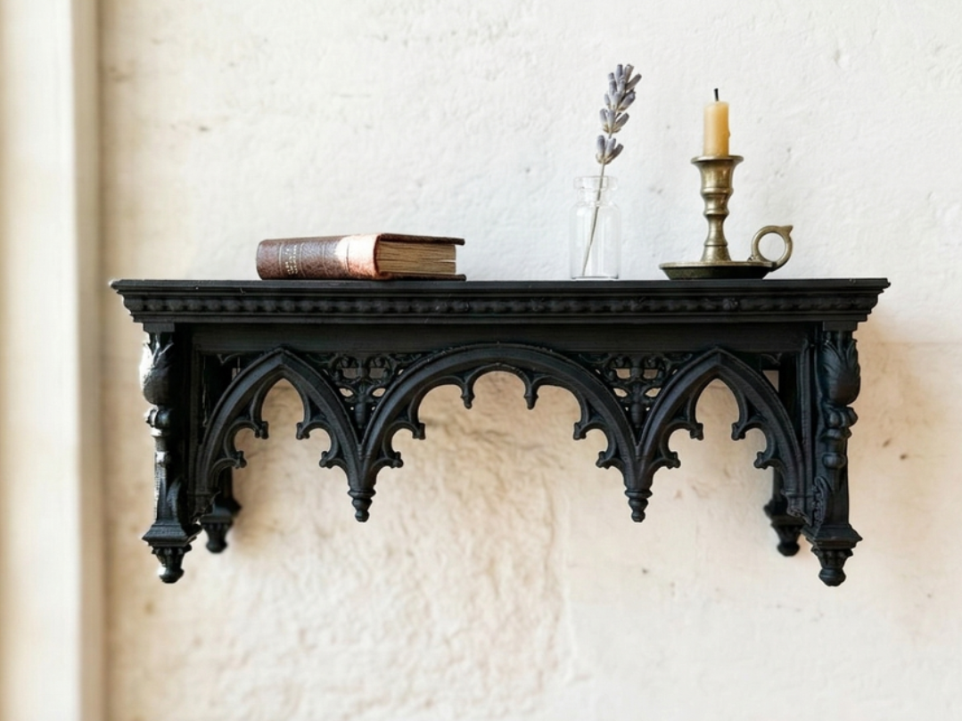Baroque Scroll Console - The Royal Shadow