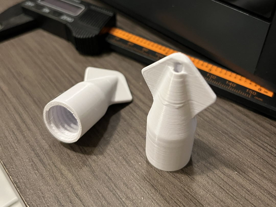 silicon sealant 90° nozzle