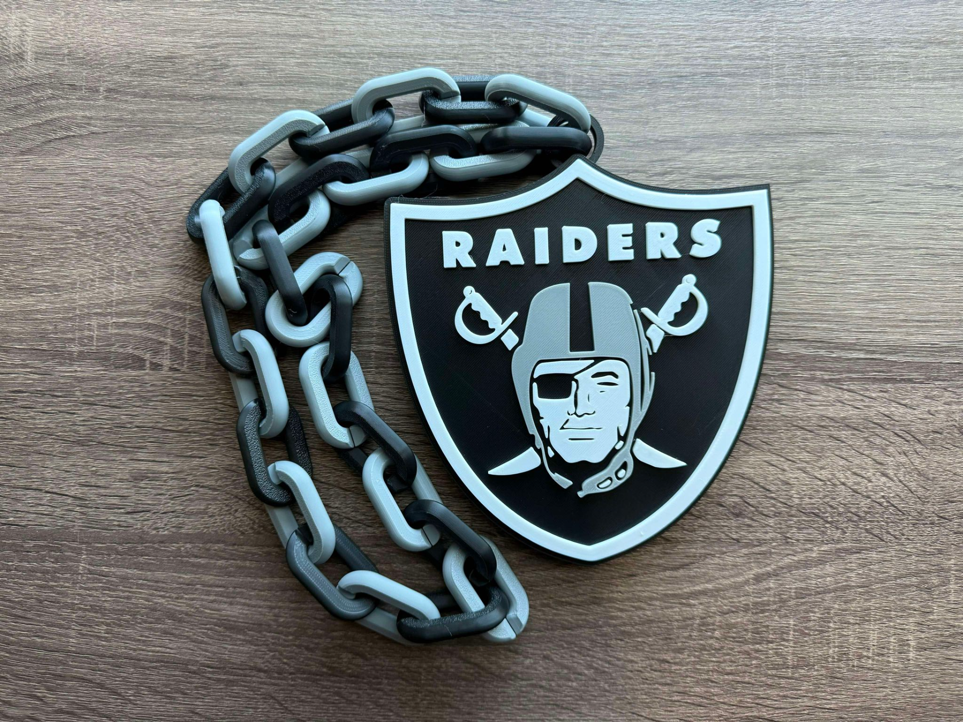 Las Vegas Raiders Oversized Necklace, Pendant