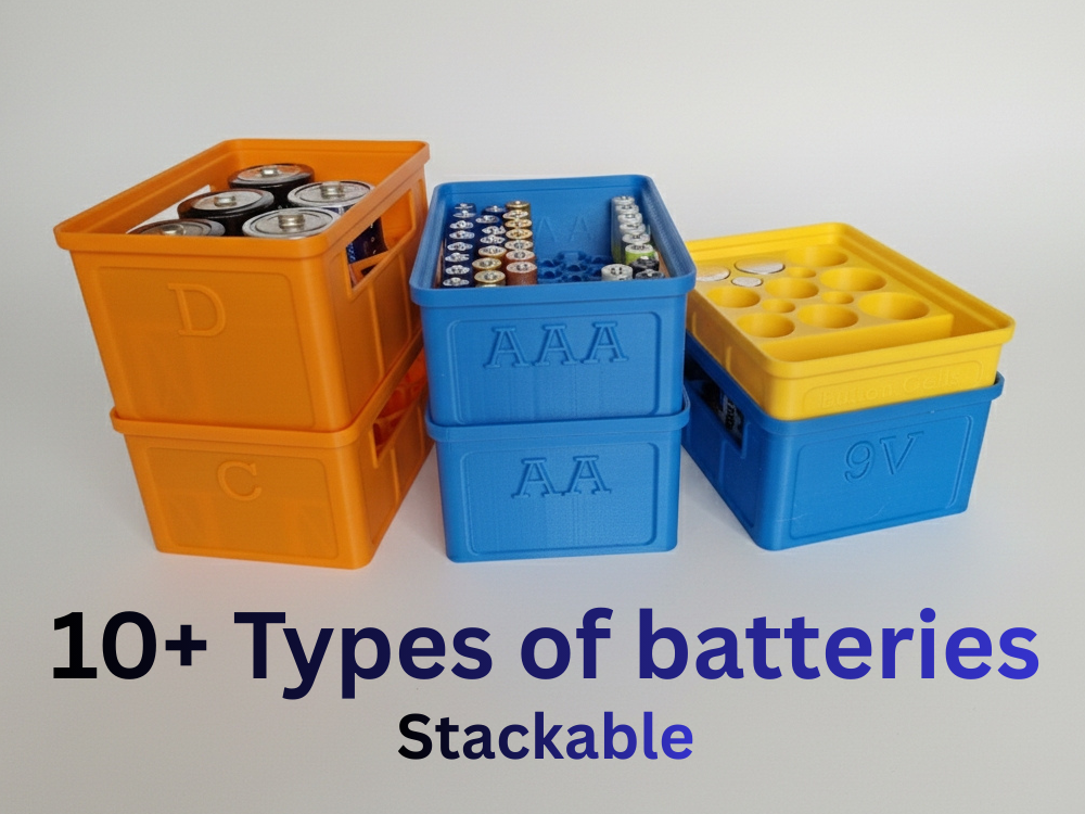 Stackable Battery Crates