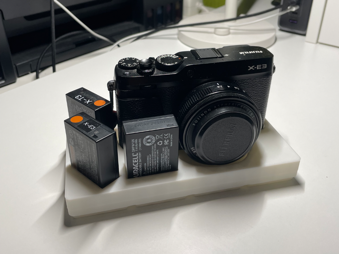 Gridfinity Fujifilm X-E3 + 3 battery