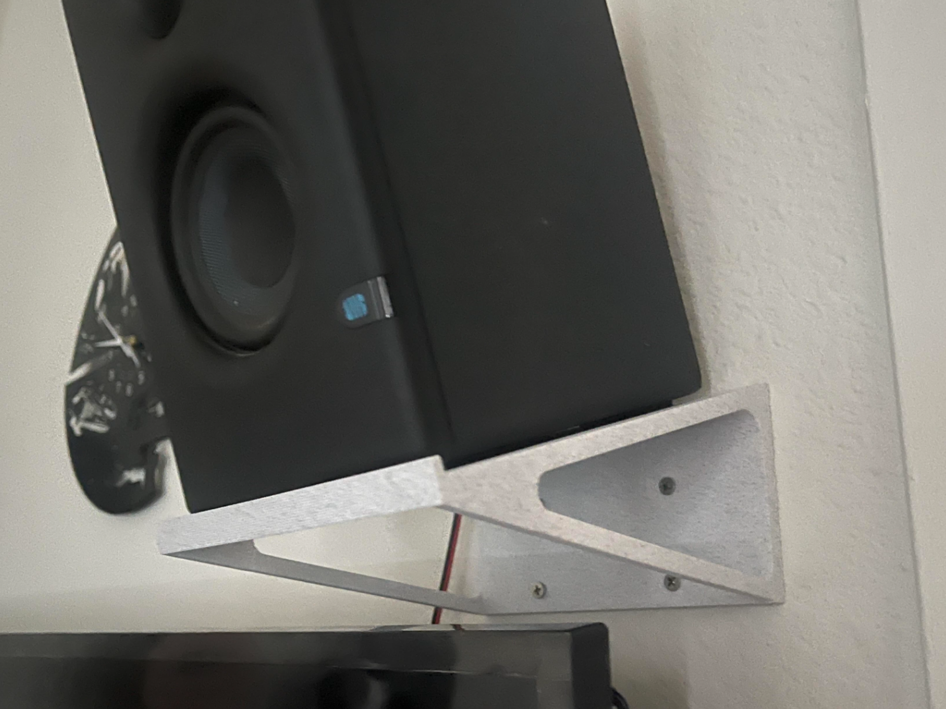 Angled Wall Mounted Speaker Shelf
