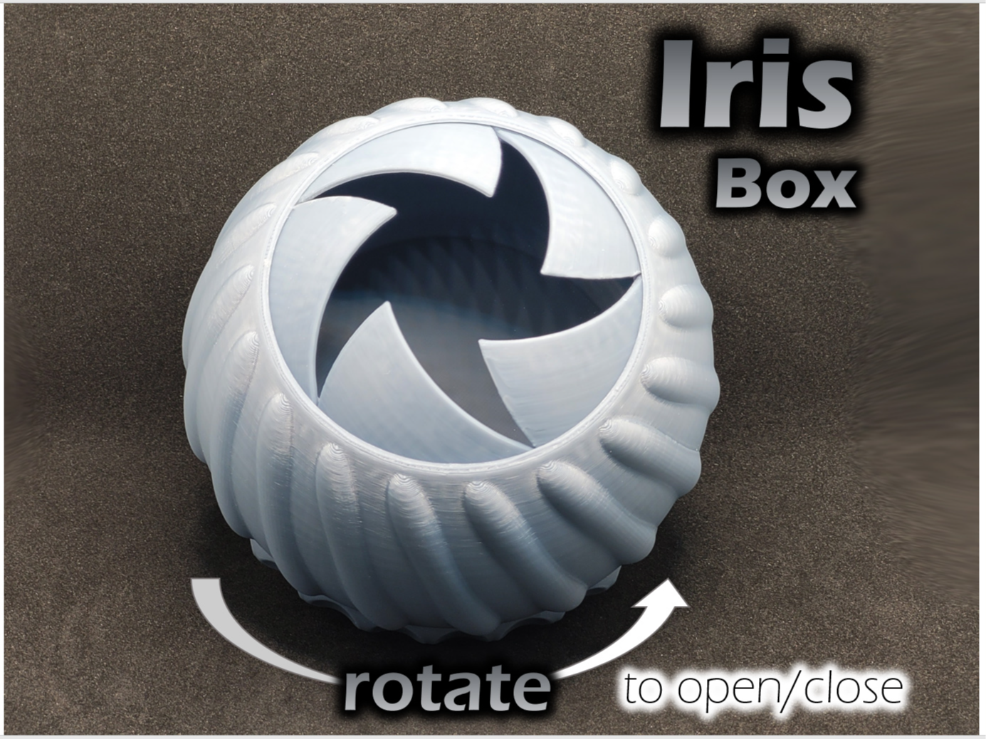 Iris Box - print-in-place
