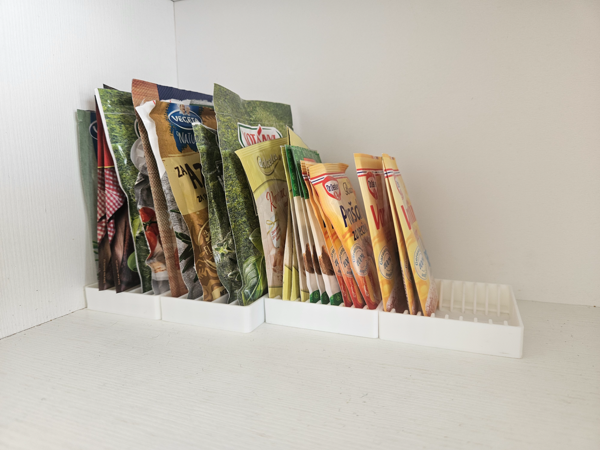 Kitchen Pack organizer for spices/soups/mixes