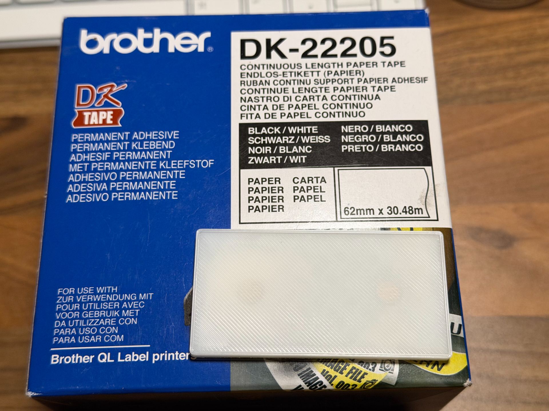 Brother DK-22205 Etikettenschild mit Magnet