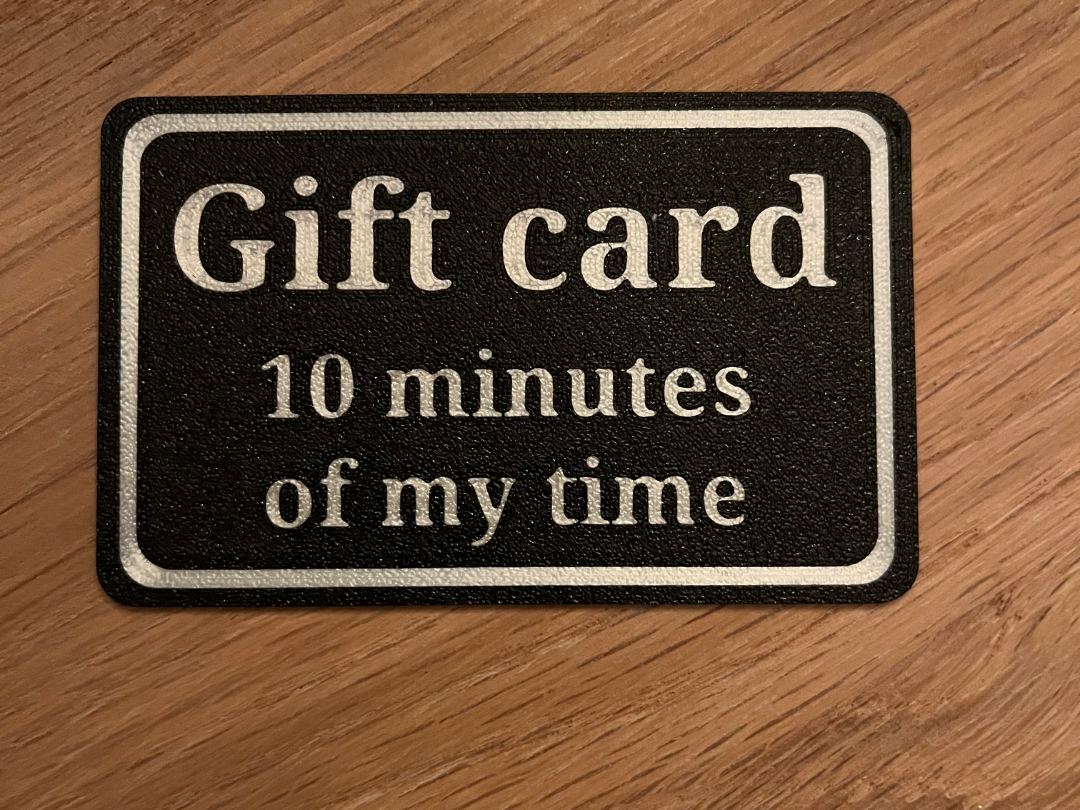 Gift Card Time