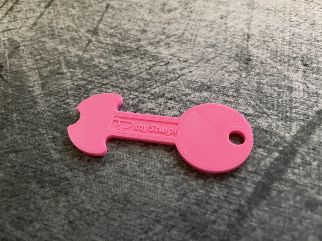 myShopi Shopping cart key - Removable