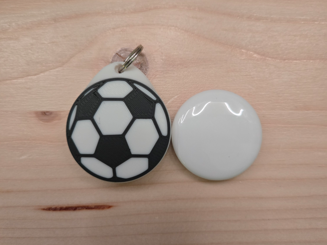Soccer airtag keychain