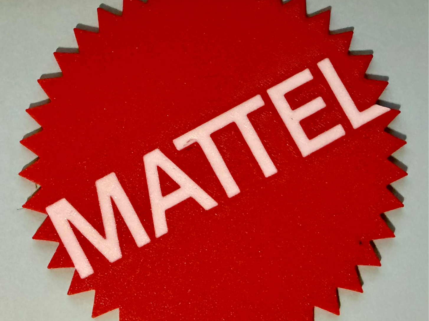 Mattel Logo Sign