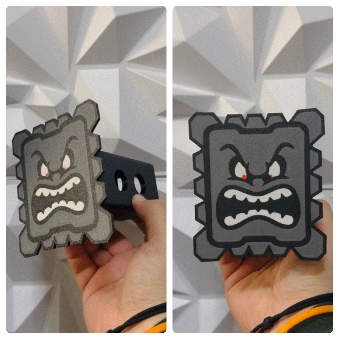Super Mario Thwomp Trailer Hitch Cover