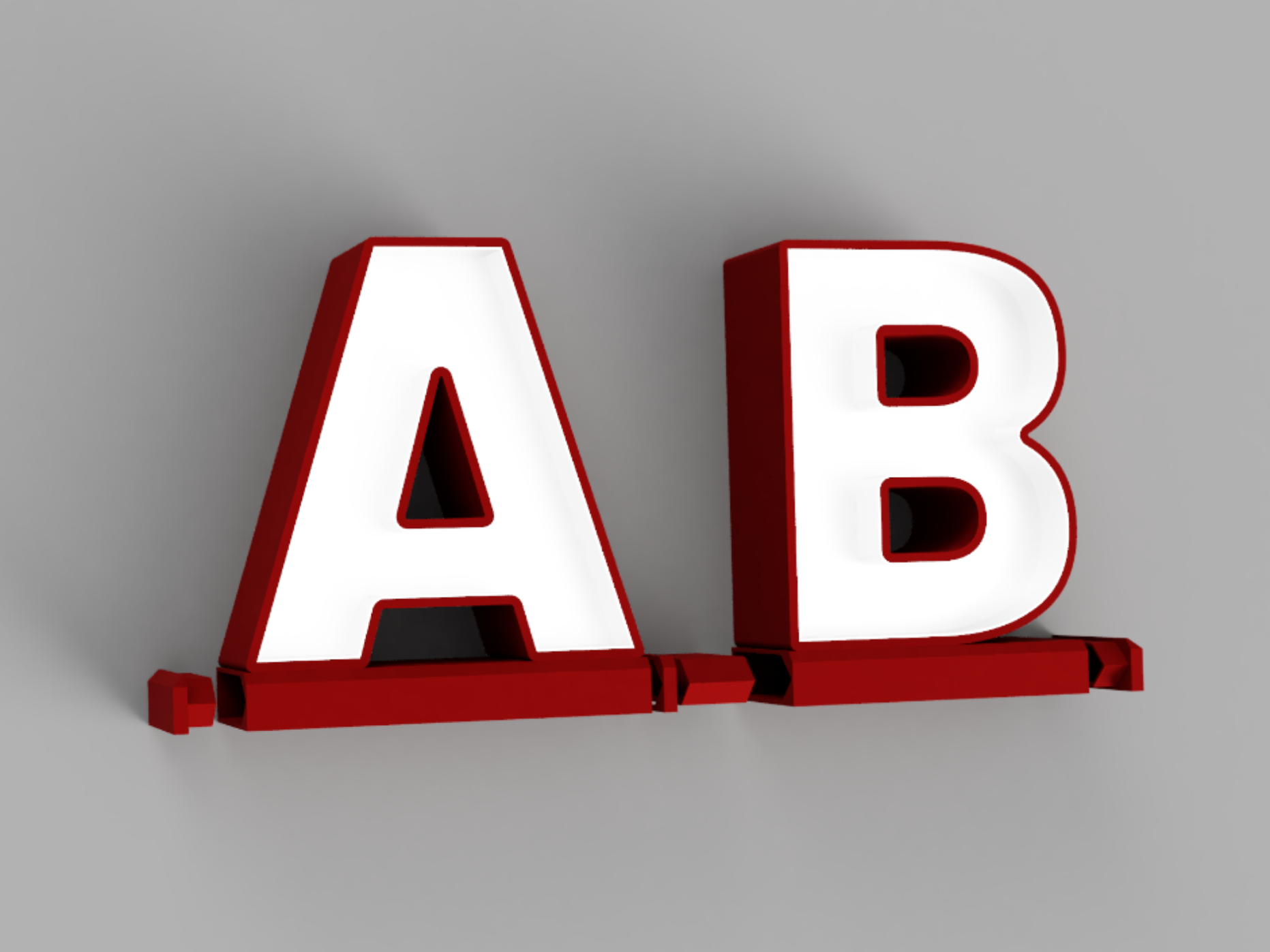 MODULAR LED LIGHT SIGN LETTERS AND NUMBERS