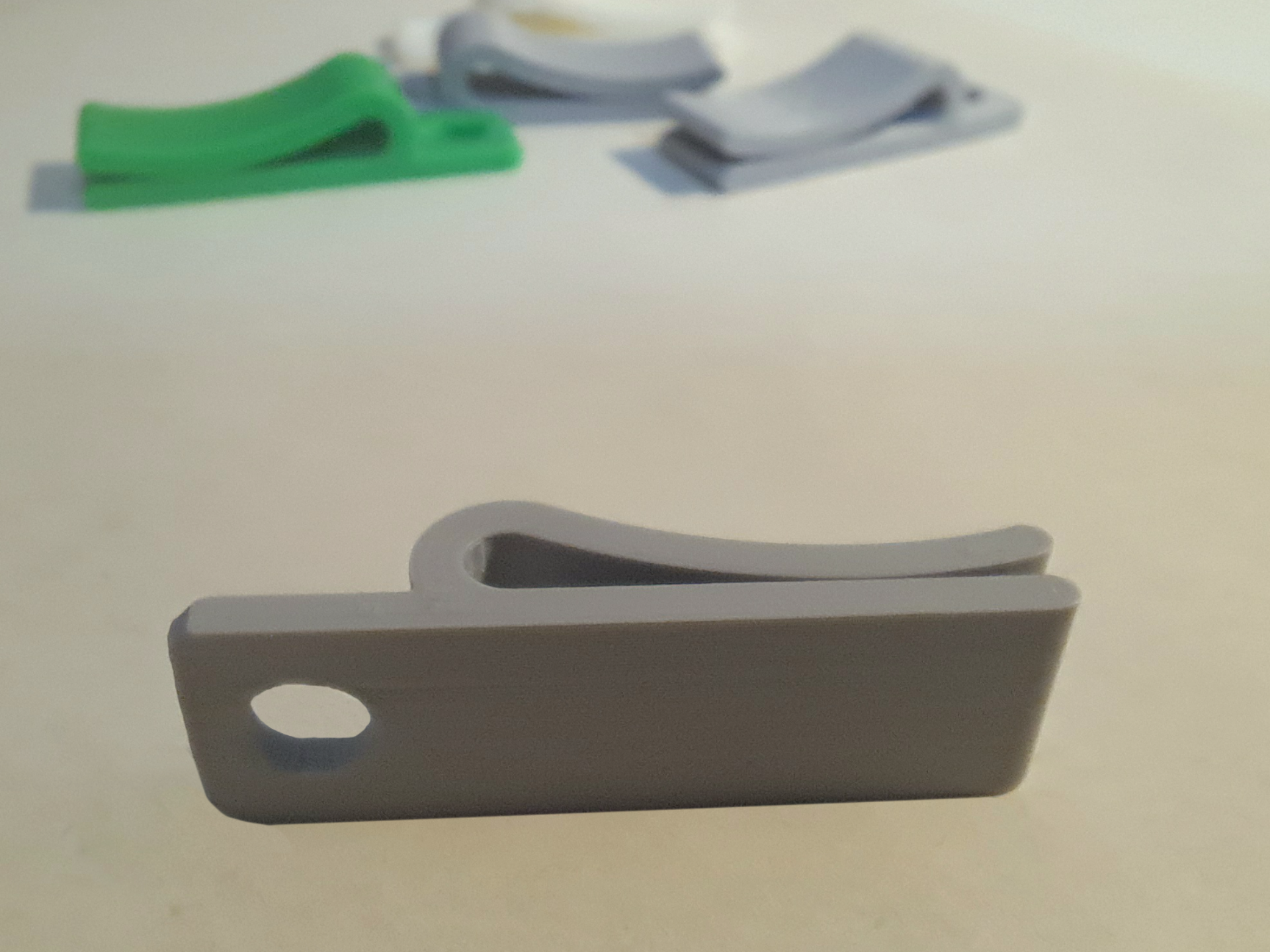 Clip with holder