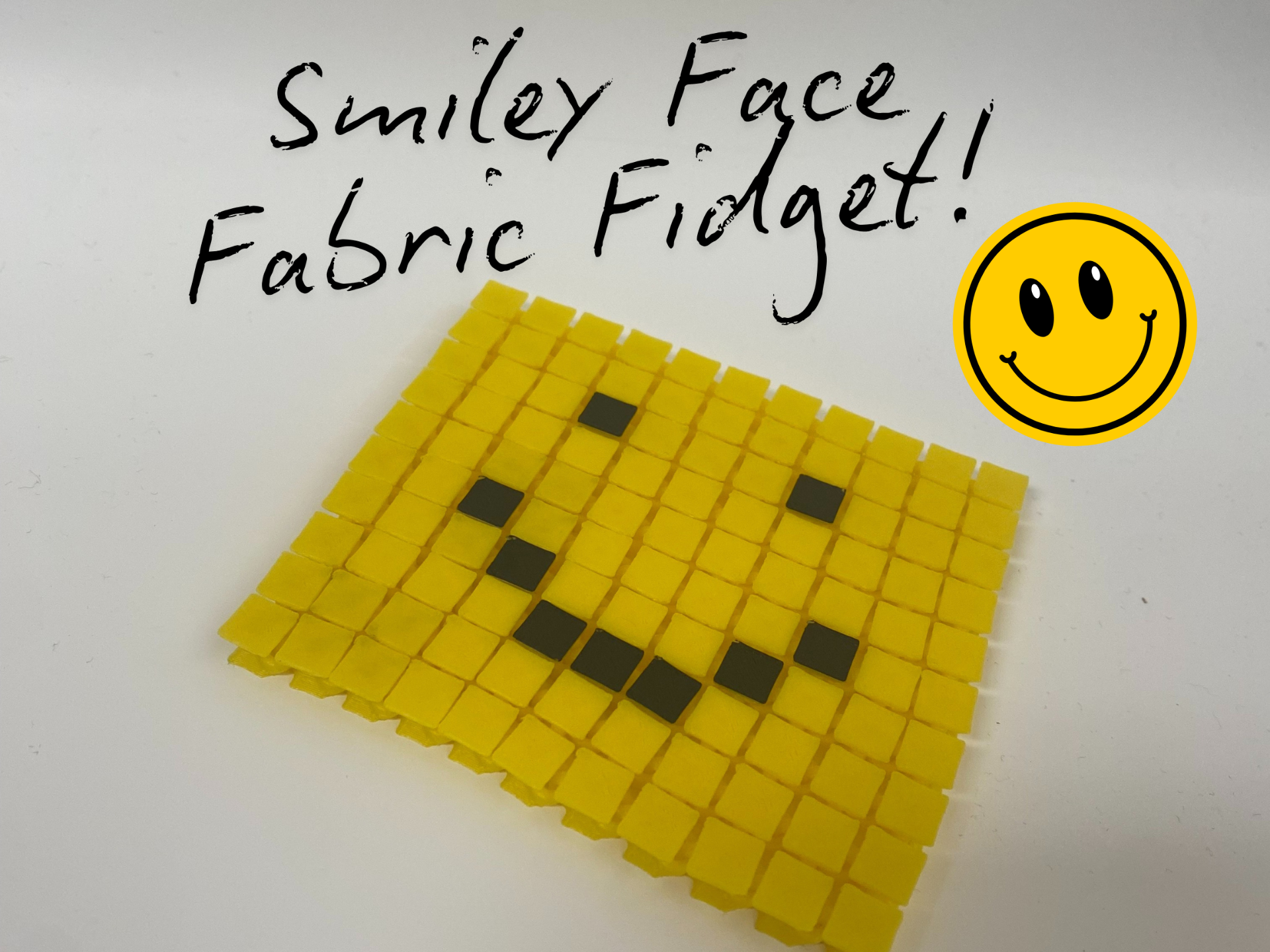 Smiley Face Fabric Fidget