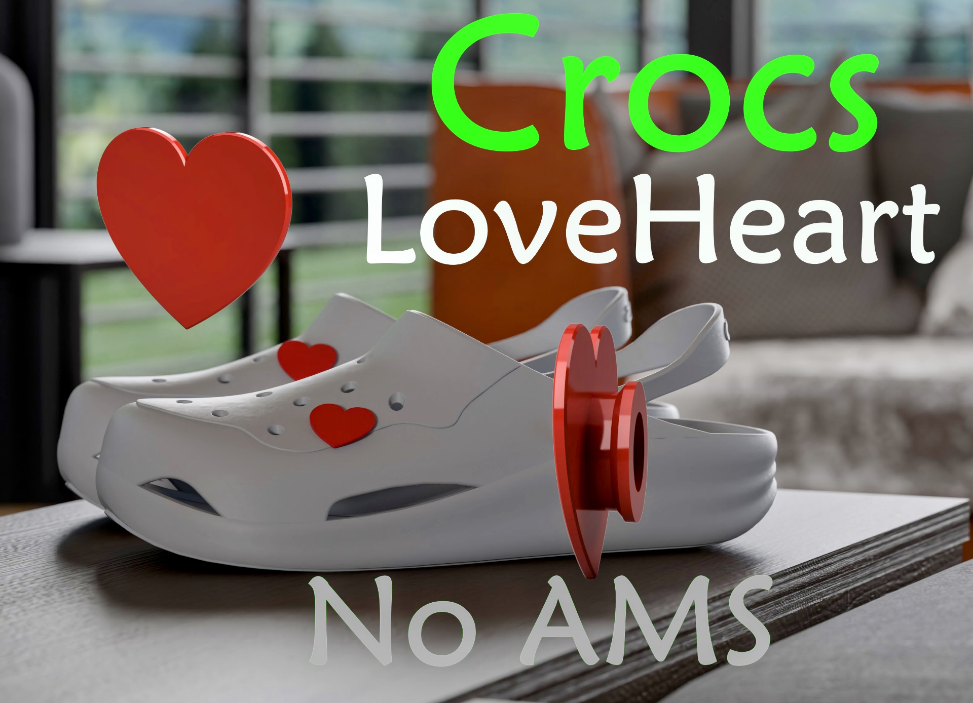 Crocs LoveHeart