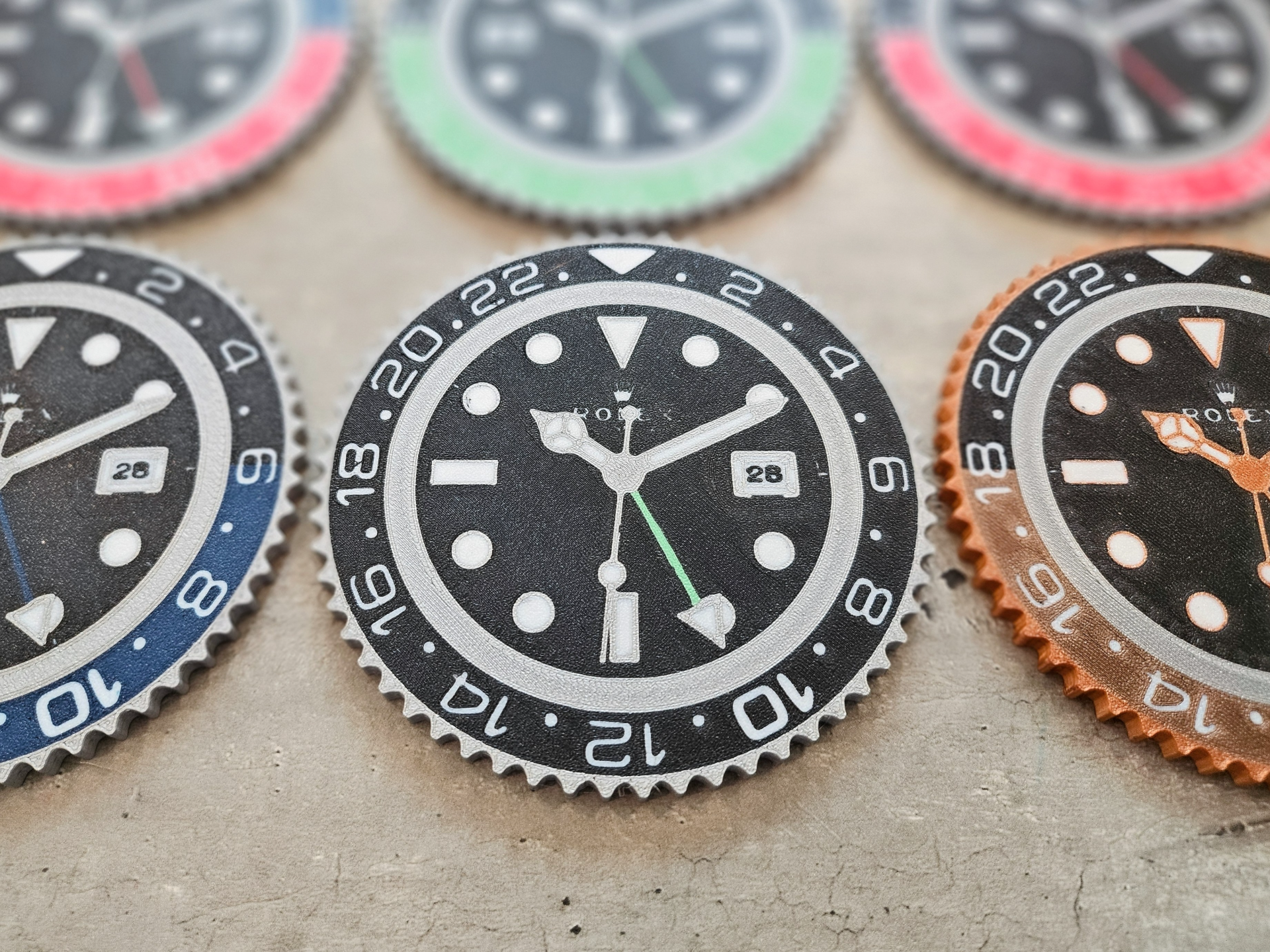 Rolex GMT Master II Black Coaster