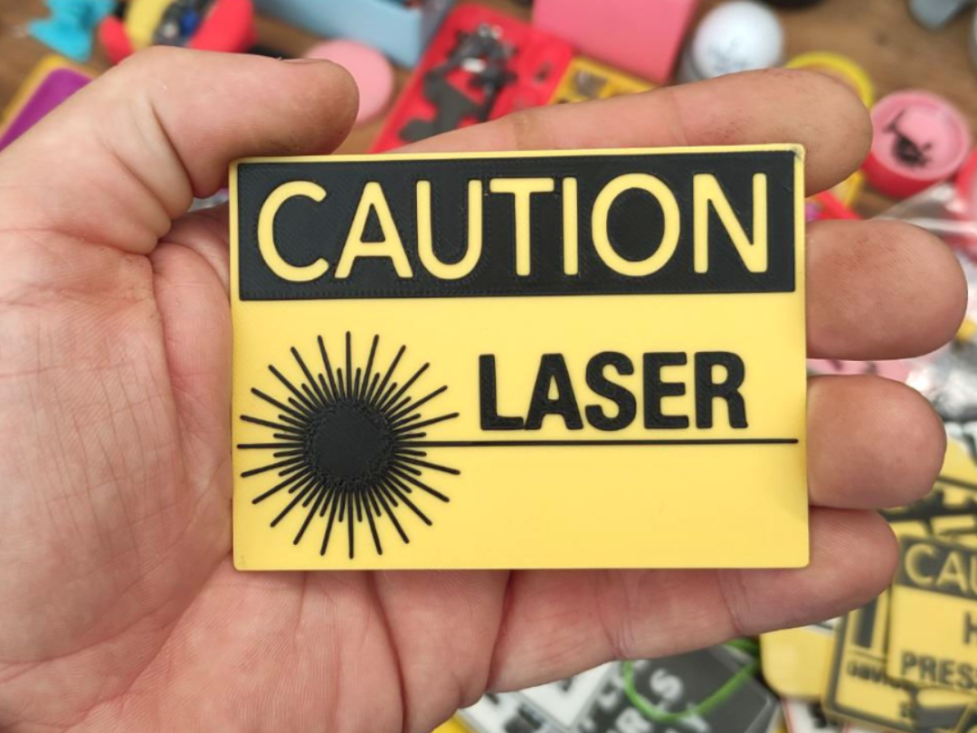 Caution Laser