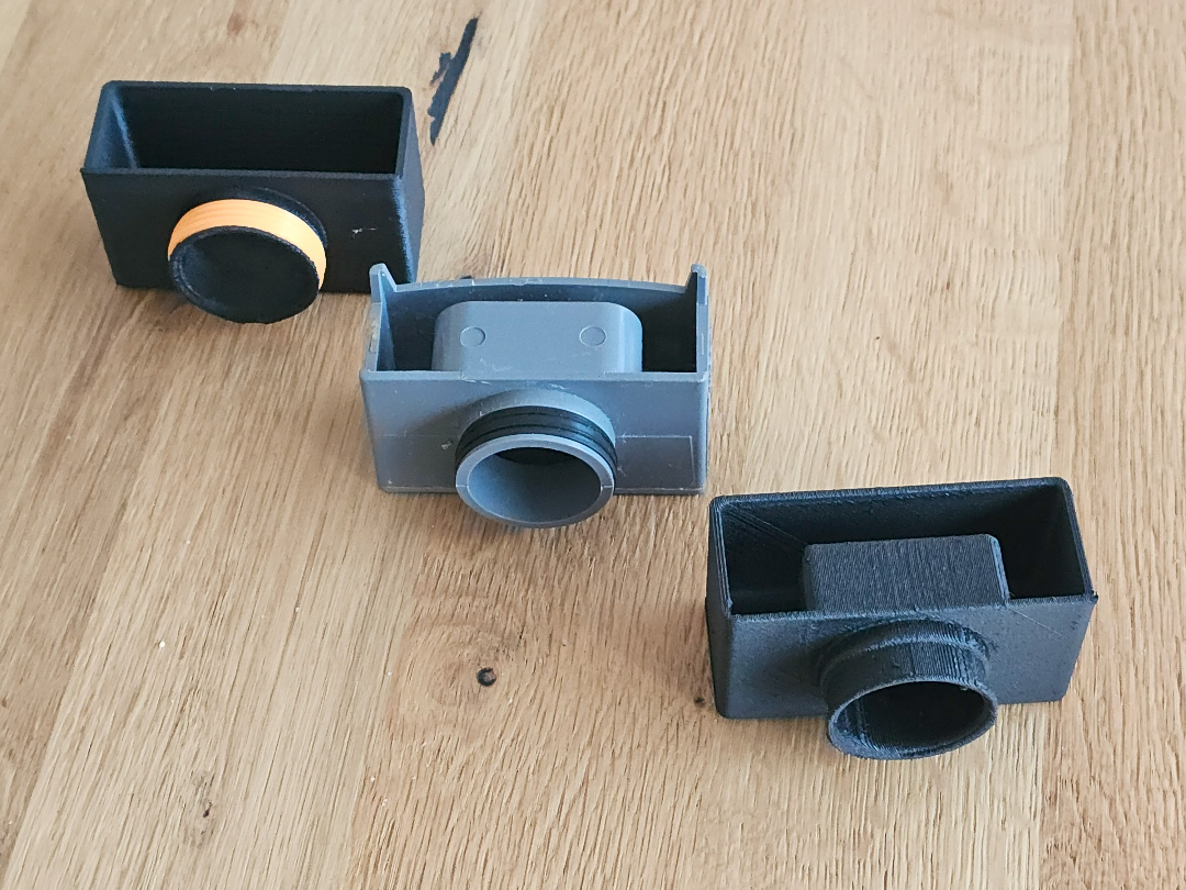 Siphon P-Trap (for shower drain, parametric)