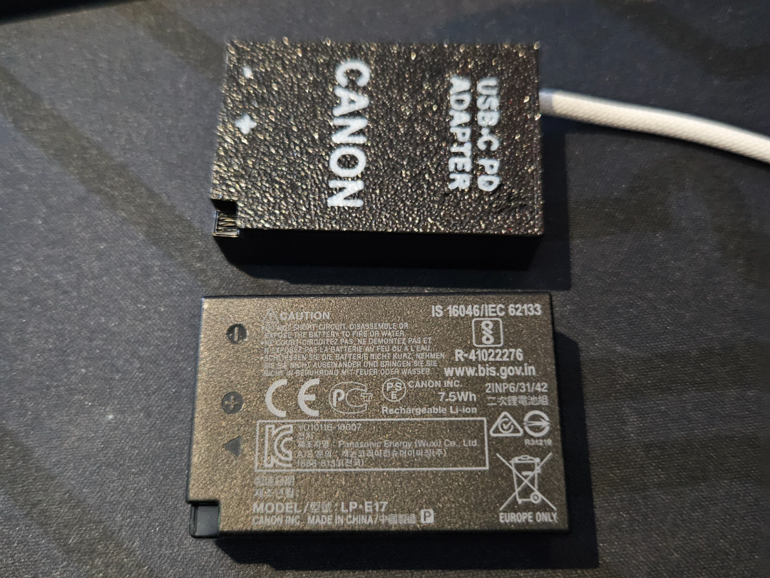 Canon LP-E17 USB-C (PD) Dummy Battery