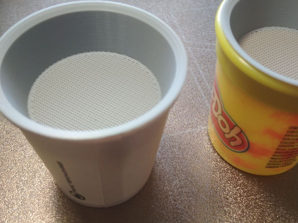 Customizable Cup filter mesh grid net