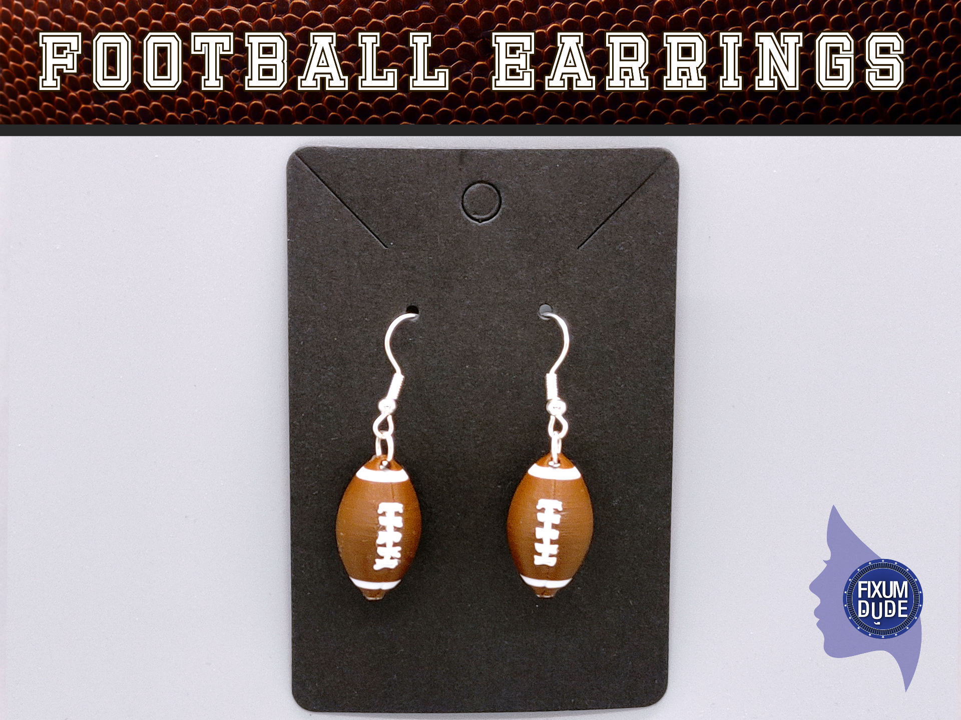 Football Earrings