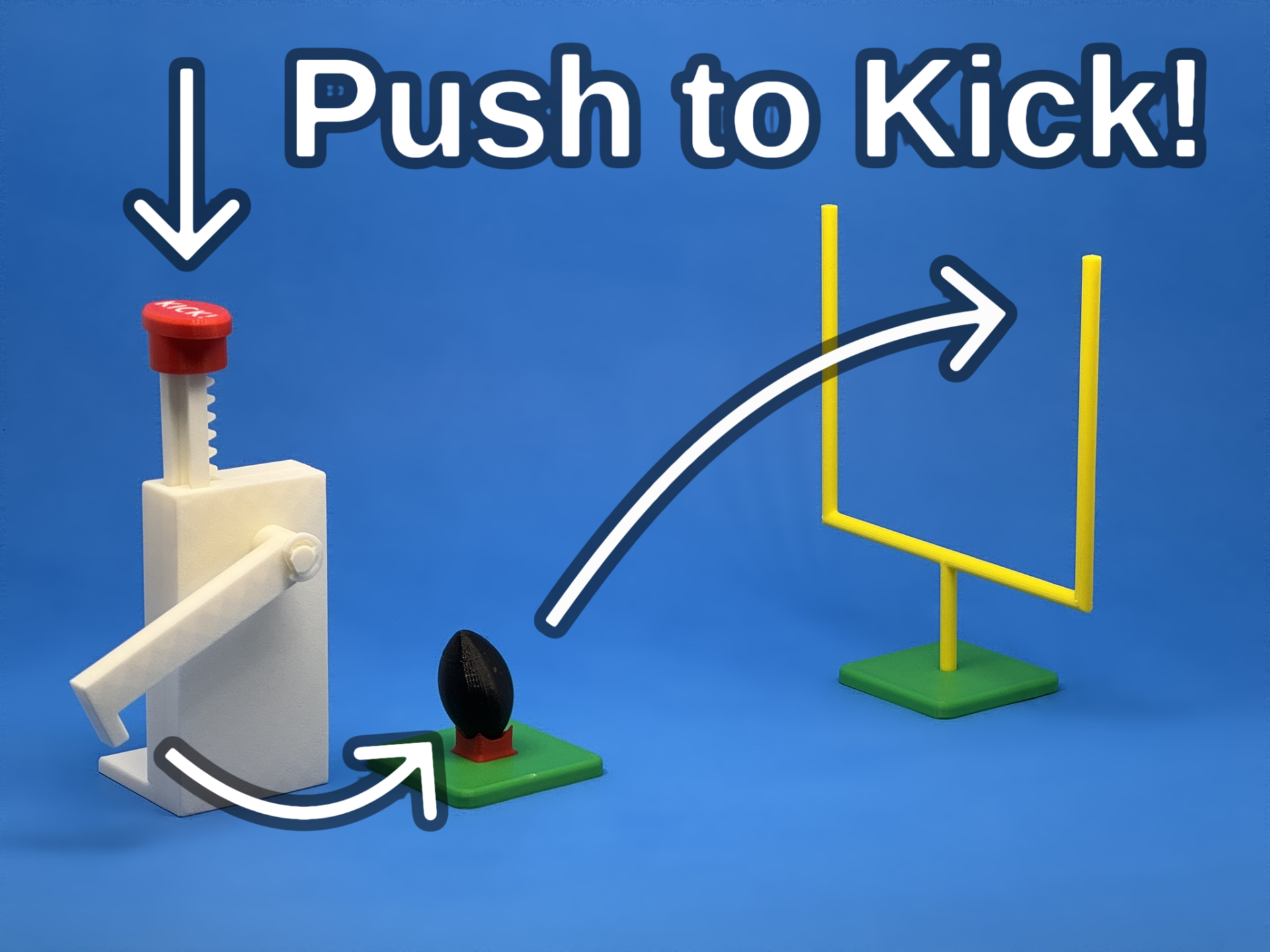 Table Top Football Kicking Machine
