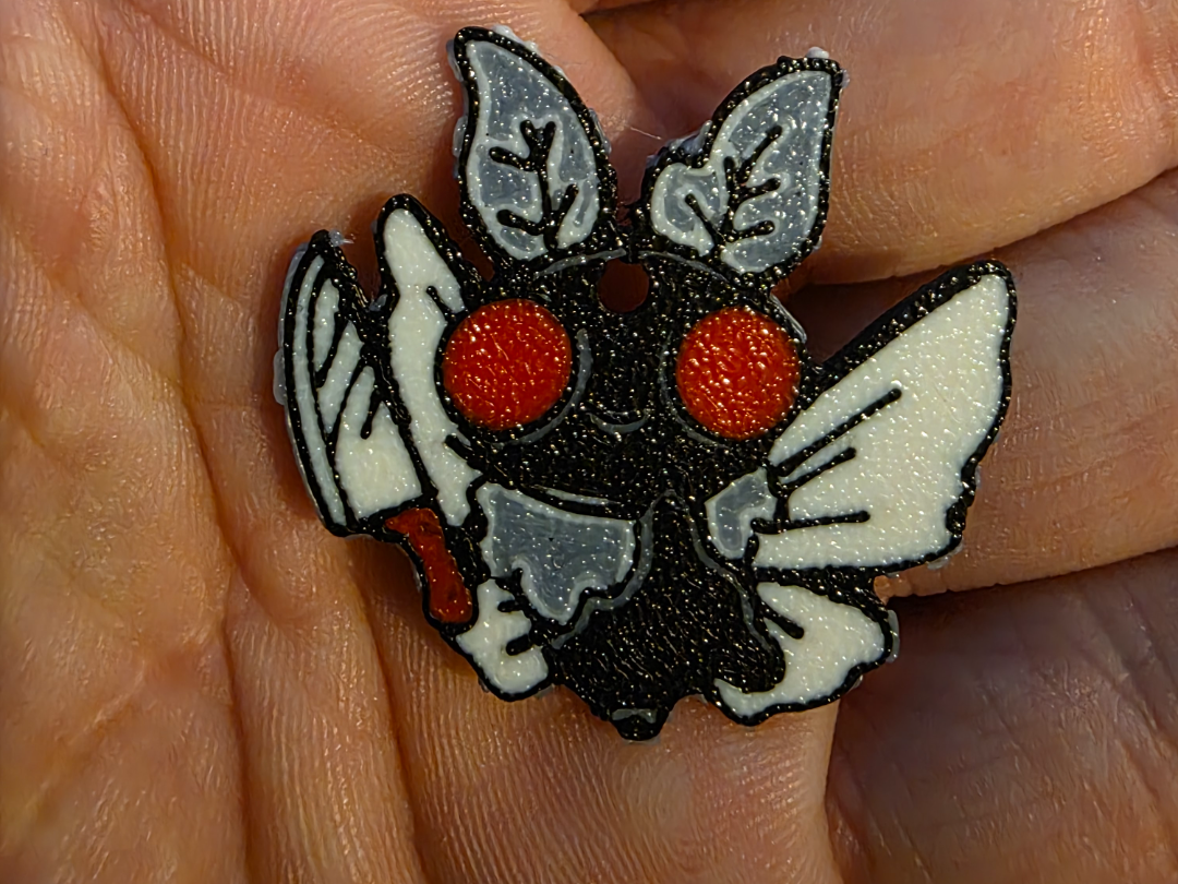 mothman keychain