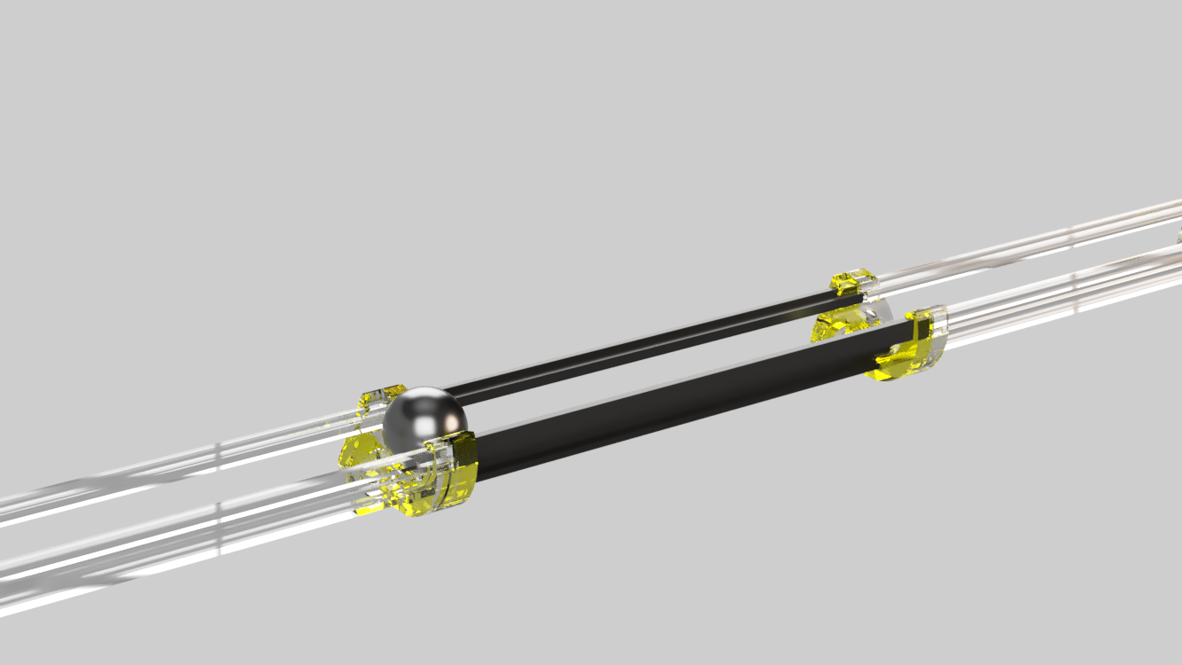 Strait Rails [Steel Ball Track on Magnets]