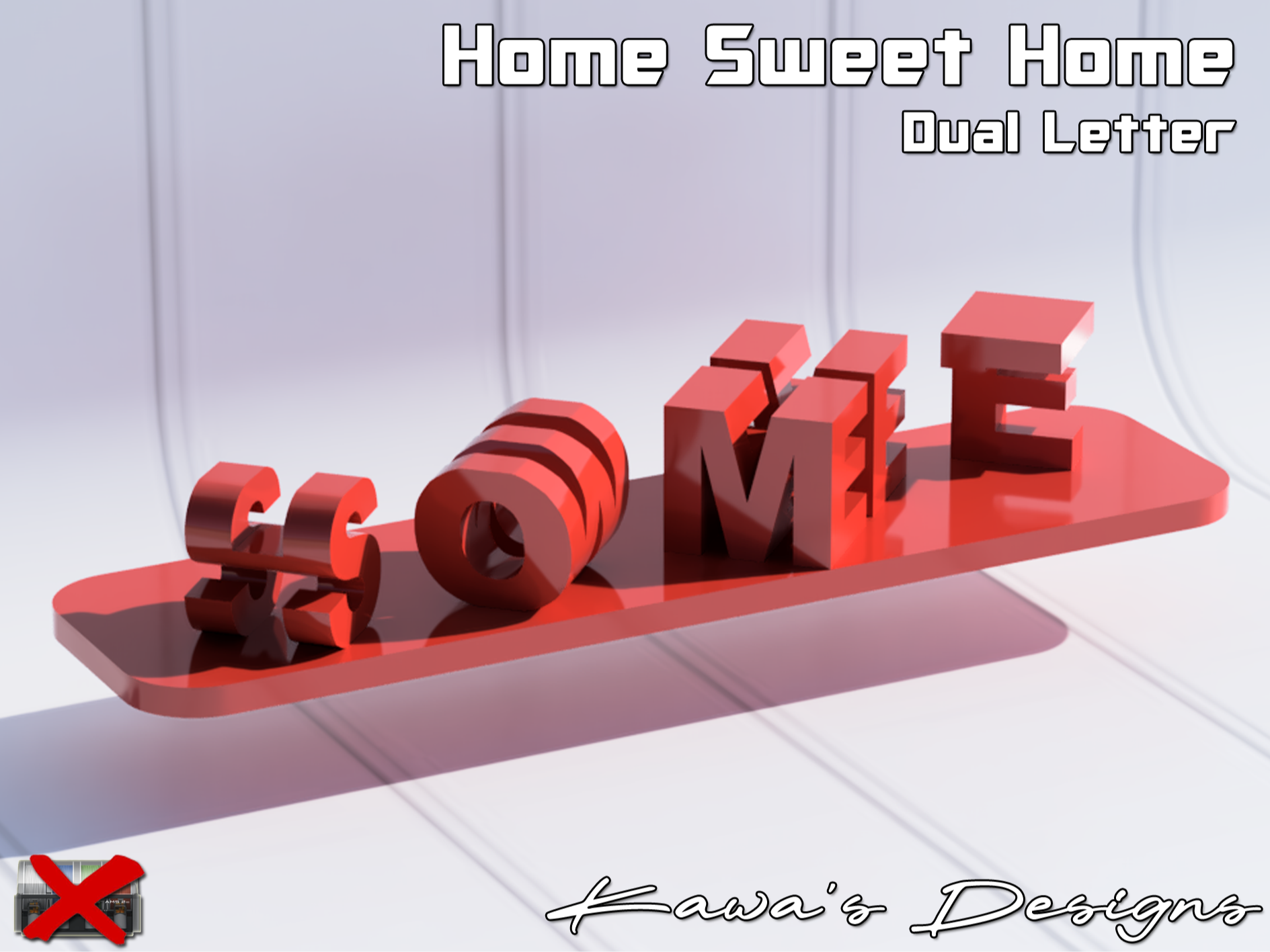 Home Sweet Home Dual Letter