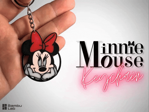 Minnie Mouse Keychain