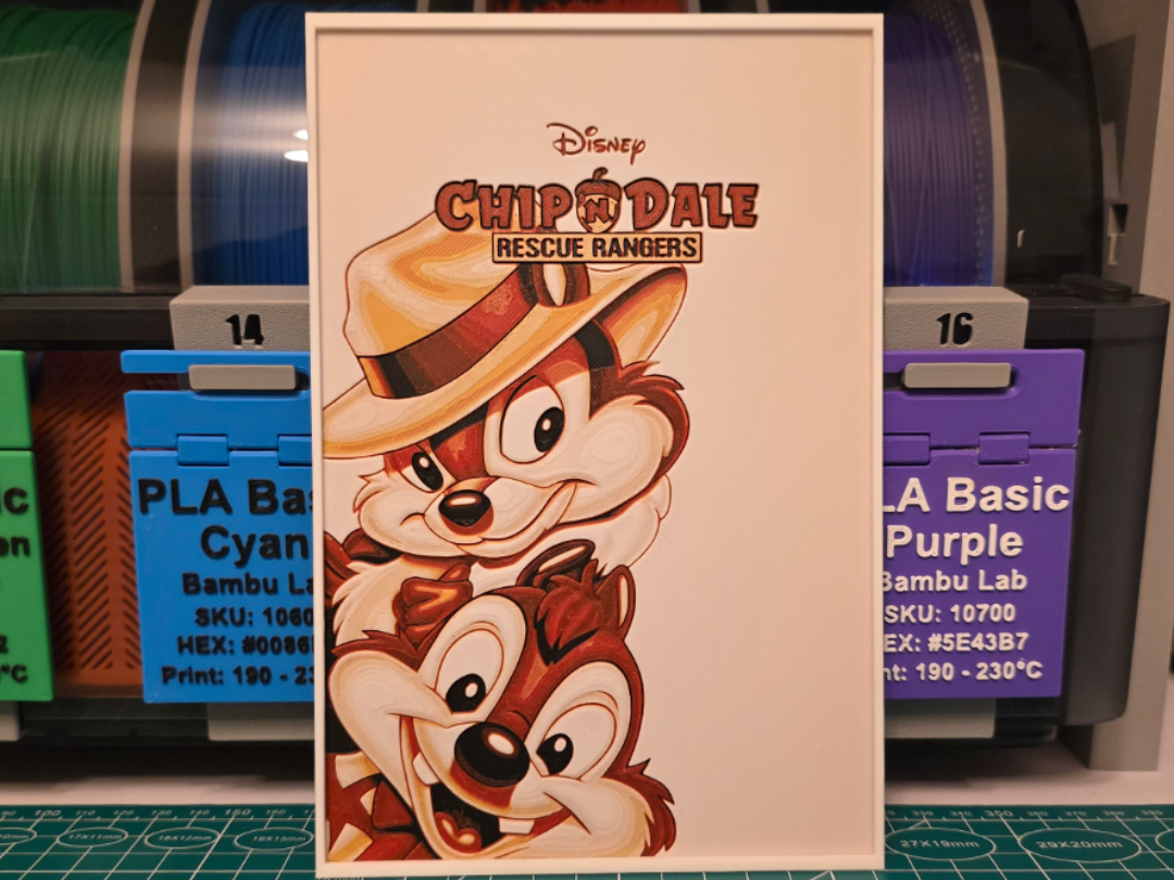 Chip 'n' Dale Rescue Rangers Poster - Hueforge Art