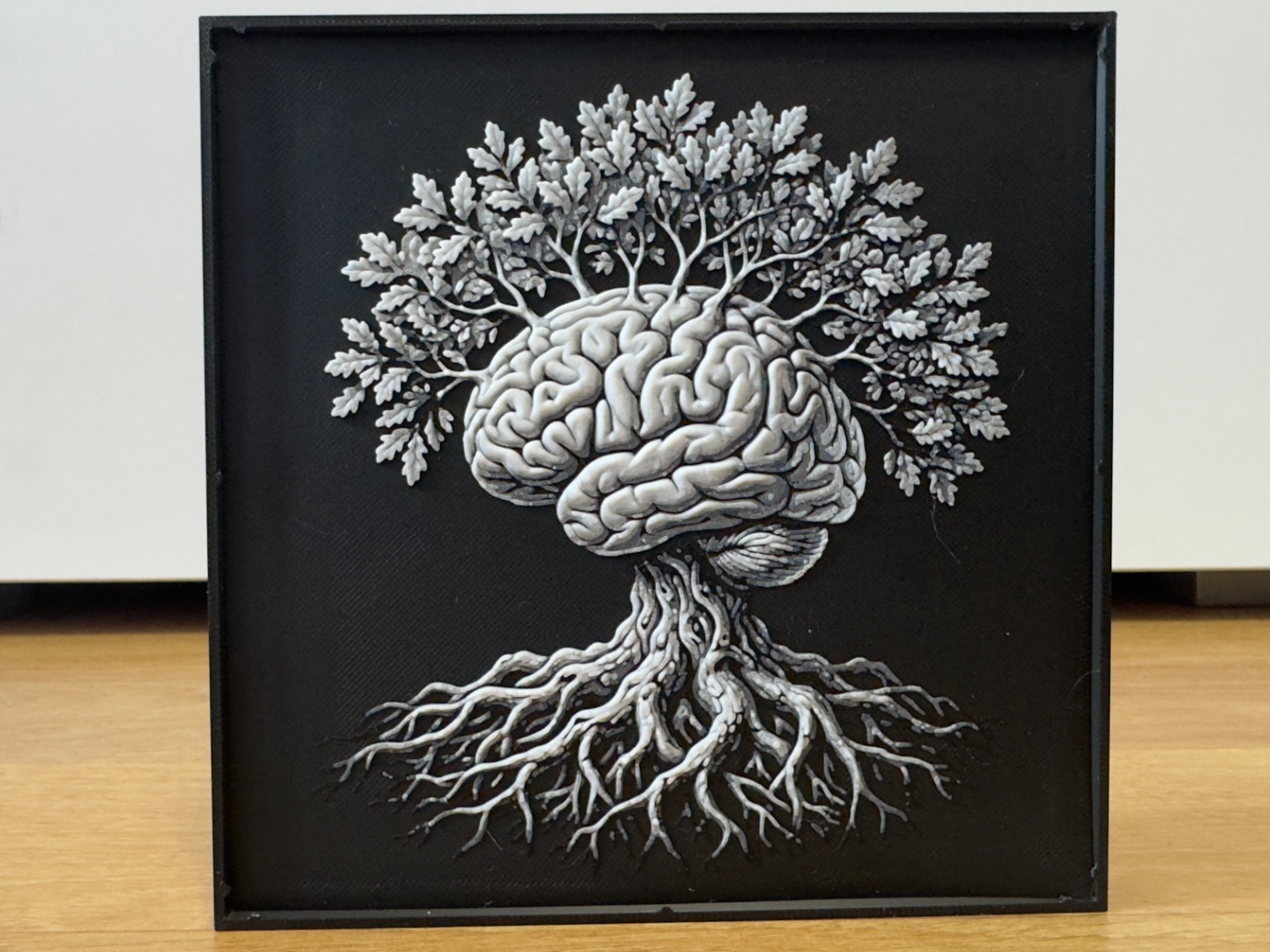 The Rooted Brain - 4 Color Wall Art HueForge