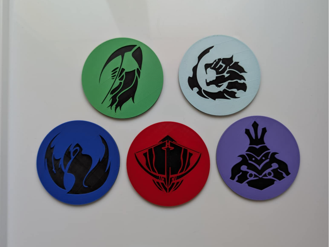 Solo Leveling Guilds Coasters