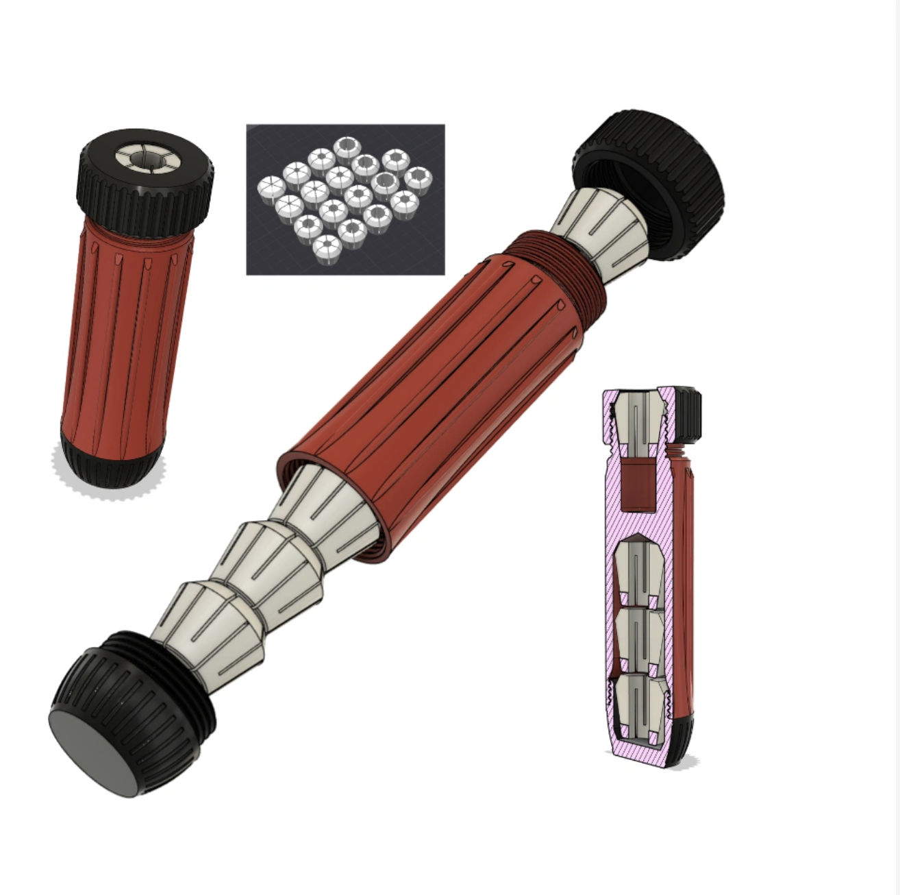 Spannzangenhalter V2