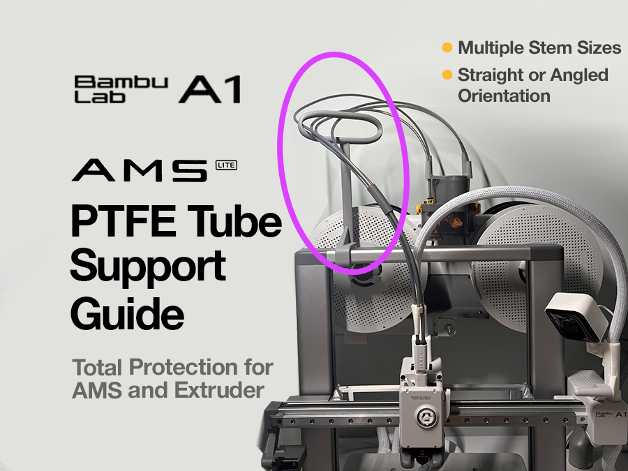 A1 PFTE Tube Support Guide - AMS Lite