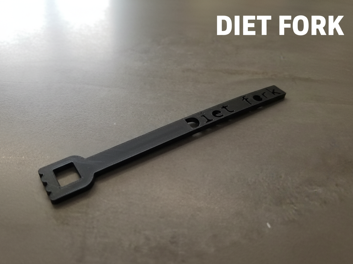 Diet fork gimmick