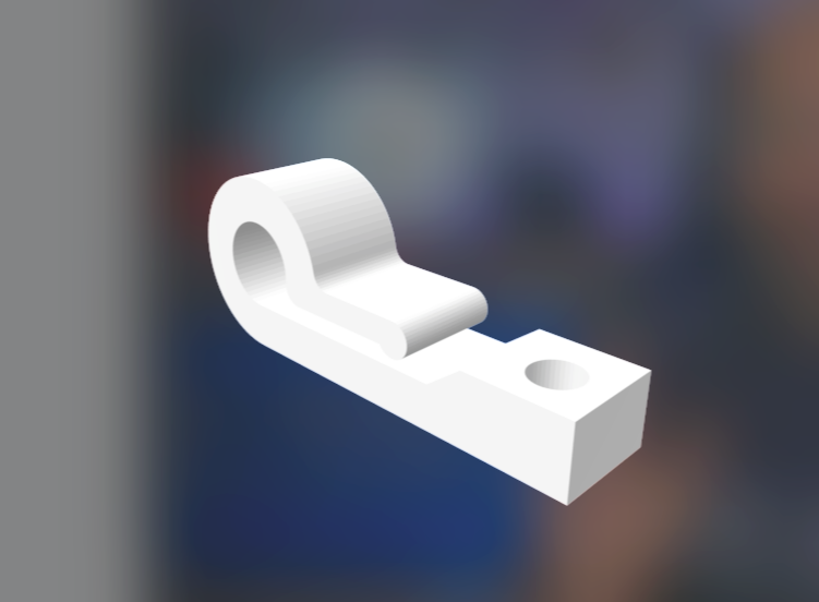 Christmas lights clip with hole for nail